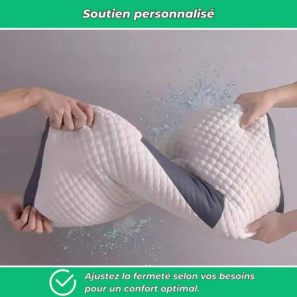 Sleep'Zen | Oreiller cervical réglable ergonomique | Confort & Soulagement du cou - Image 3