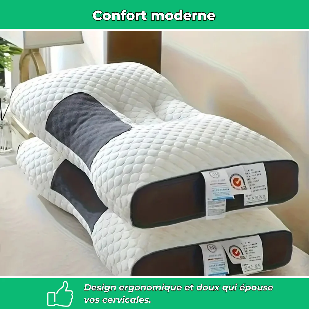 Sleep'Zen | Oreiller cervical réglable ergonomique | Confort & Soulagement du cou - Image 5