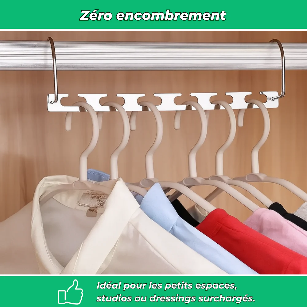 SlimDress – Organisateur de cintres, la solution gain de place instantanée - Image 5