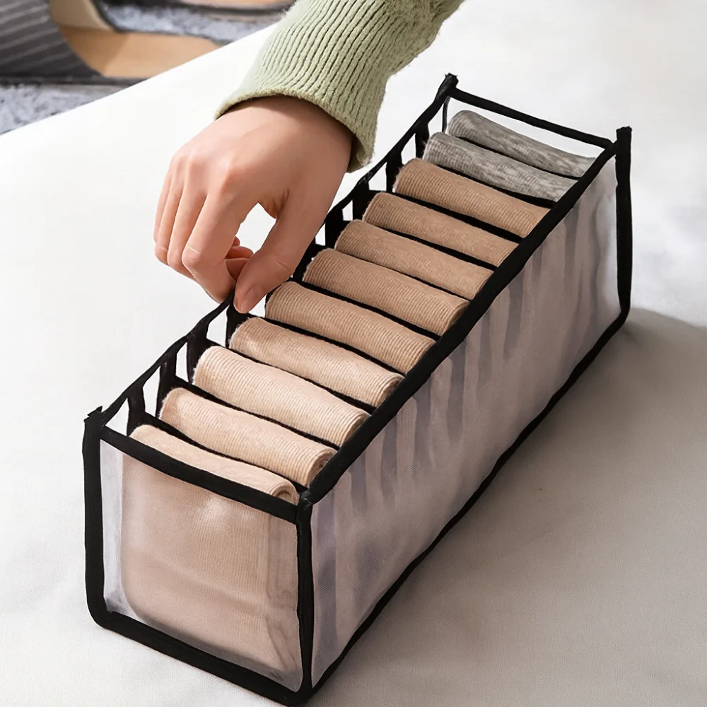 Organisateur de sous-vêtements pliable 11 compartiments - Image 2