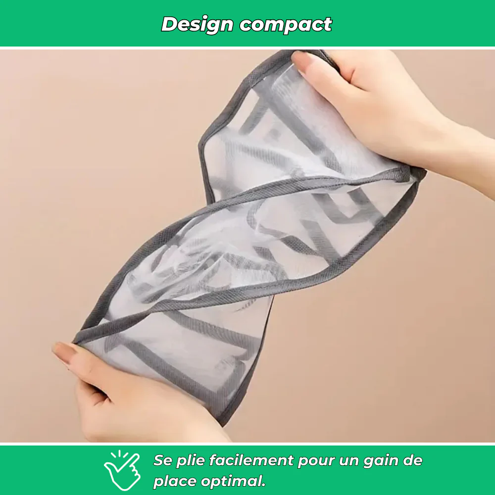 Organisateur de sous-vêtements pliable 11 compartiments - Image 6