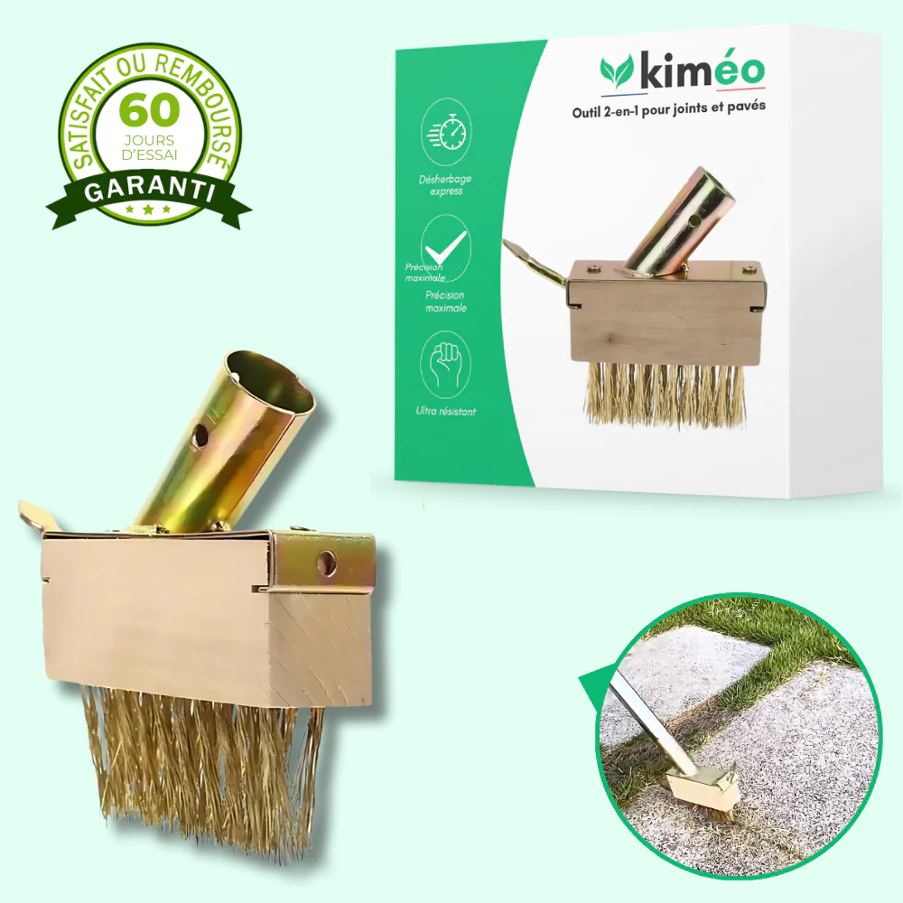 Outil 2 en 1 pour Joints et Pavés Impeccables – Nettoyage et Entretien Précis des Surfaces Extérieures - Image 2