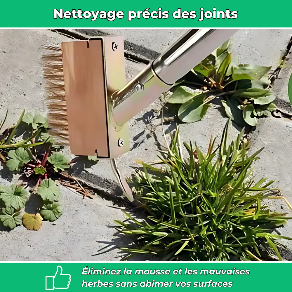 Outil 2 en 1 pour Joints et Pavés Impeccables – Nettoyage et Entretien Précis des Surfaces Extérieures - Image 3