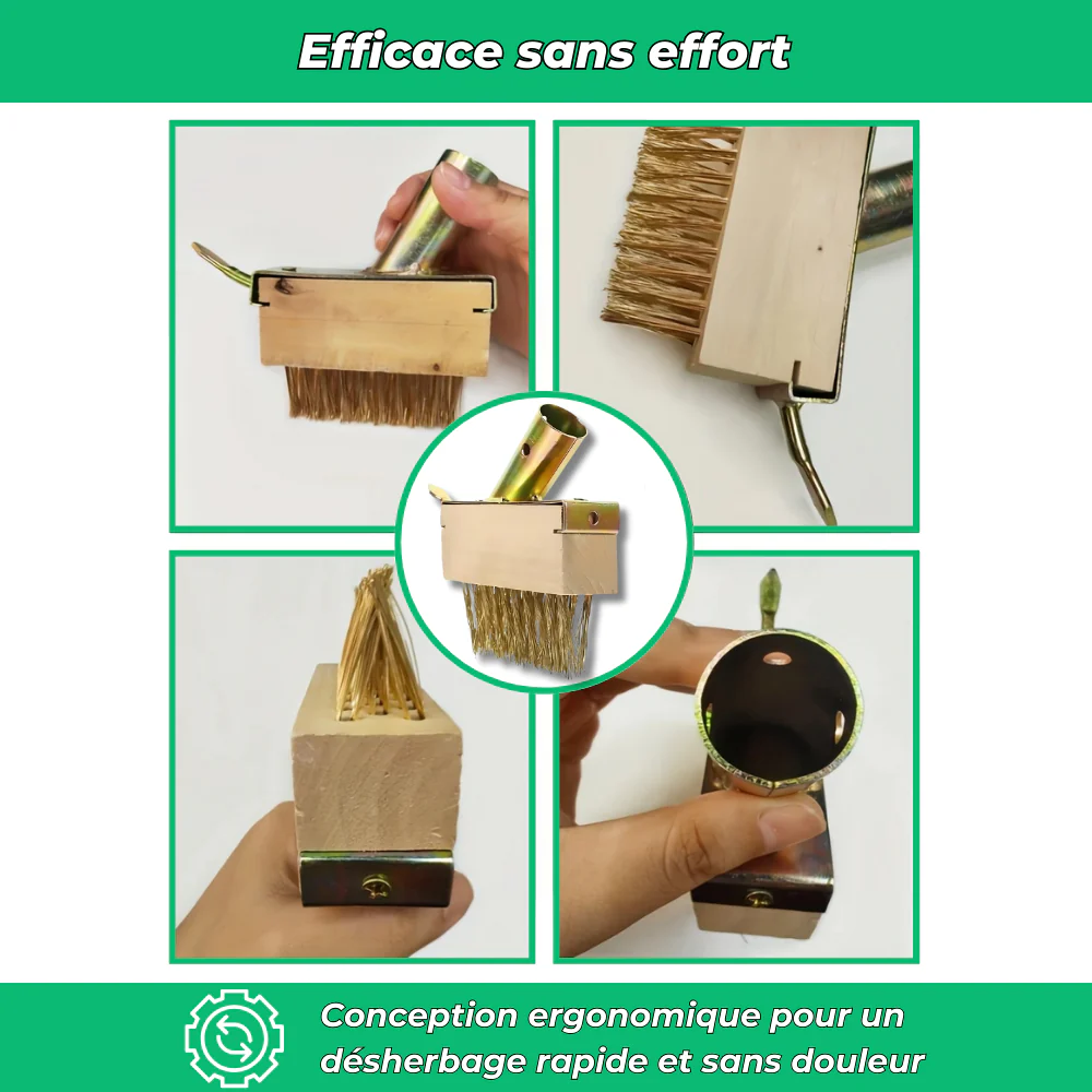 Outil 2 en 1 pour Joints et Pavés Impeccables – Nettoyage et Entretien Précis des Surfaces Extérieures - Image 4