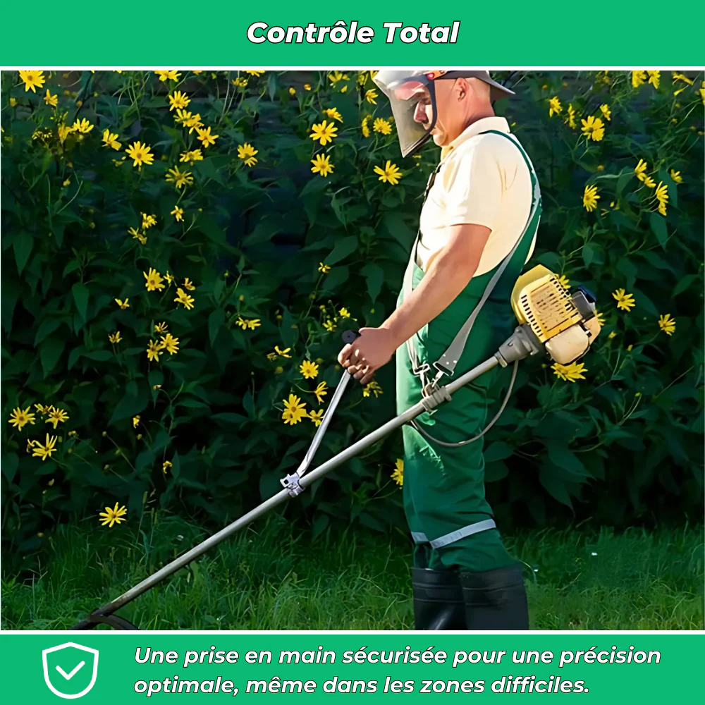 P30 PRO Poignée Ajustable pour Débroussailleuse – Confort et Contrôle Améliorés pour Jardinage - Image 4