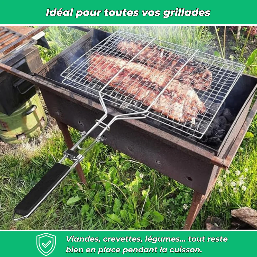 Panier de cuisson barbecue rotatif en acier inoxydable - Image 4
