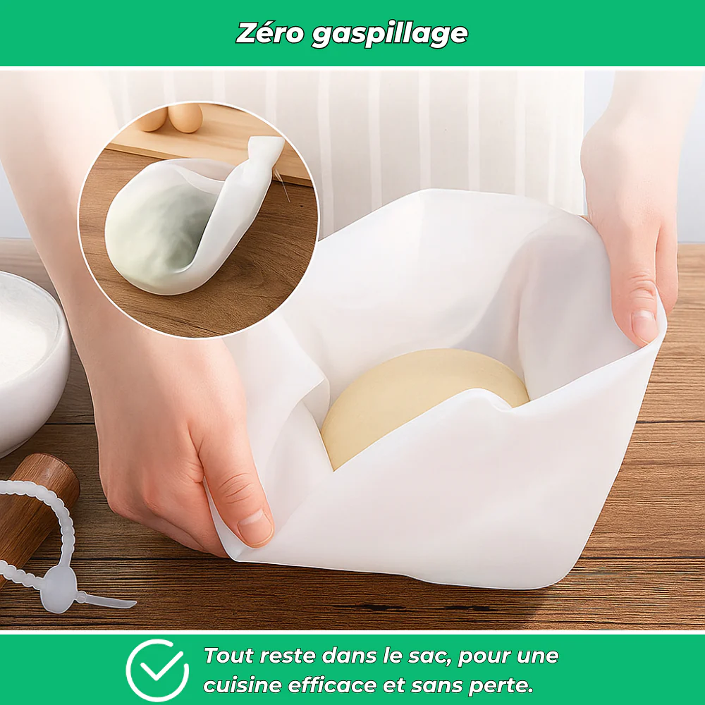 Pâti'Sac – Sac en silicone pour pétrir sans effort - Image 4