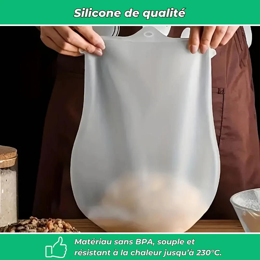Pâti'Sac – Sac en silicone pour pétrir sans effort - Image 5