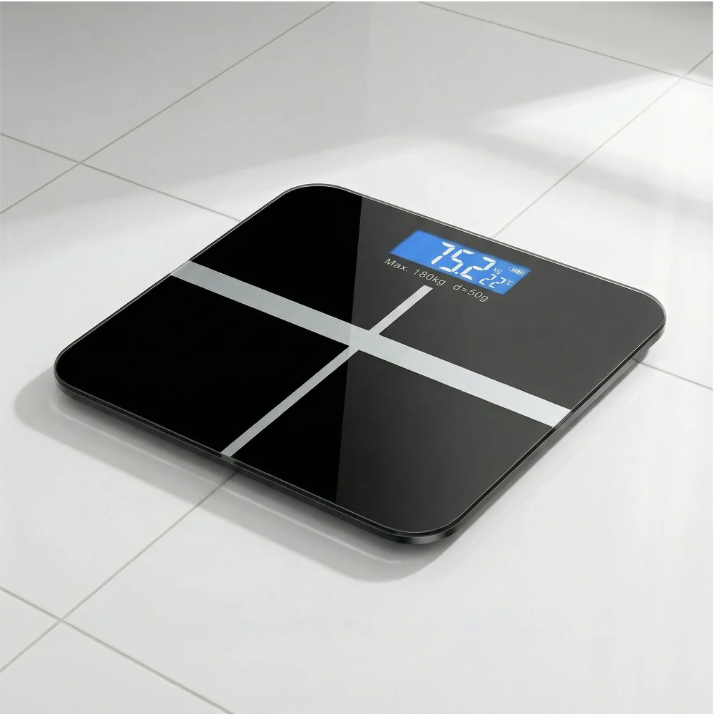 Pèse-Personne Électronique Connecté LCD Haute Définition – Balance Numérique Haute Précision 180KG Grand Format - Image 2