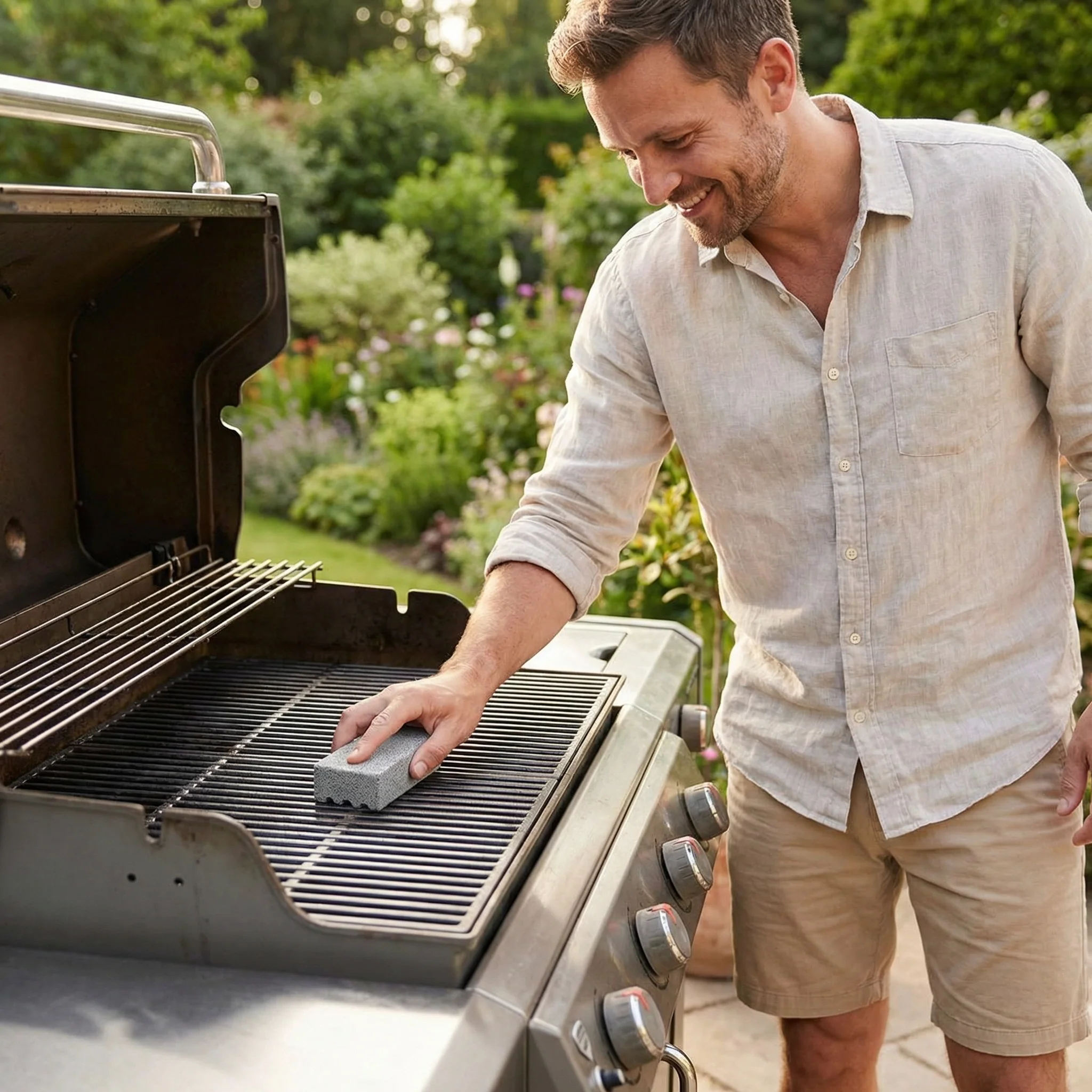 Pierre de Nettoyage Réutilisable pour barbecue - Dégraissage Puissant Sans Produits Chimiques - Image 3