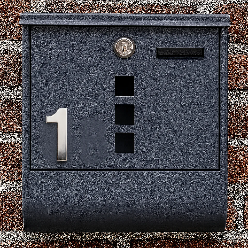 Plaque numéro auto adhésif pour boîte aux lettres – Marquage durable extérieur - Image 3