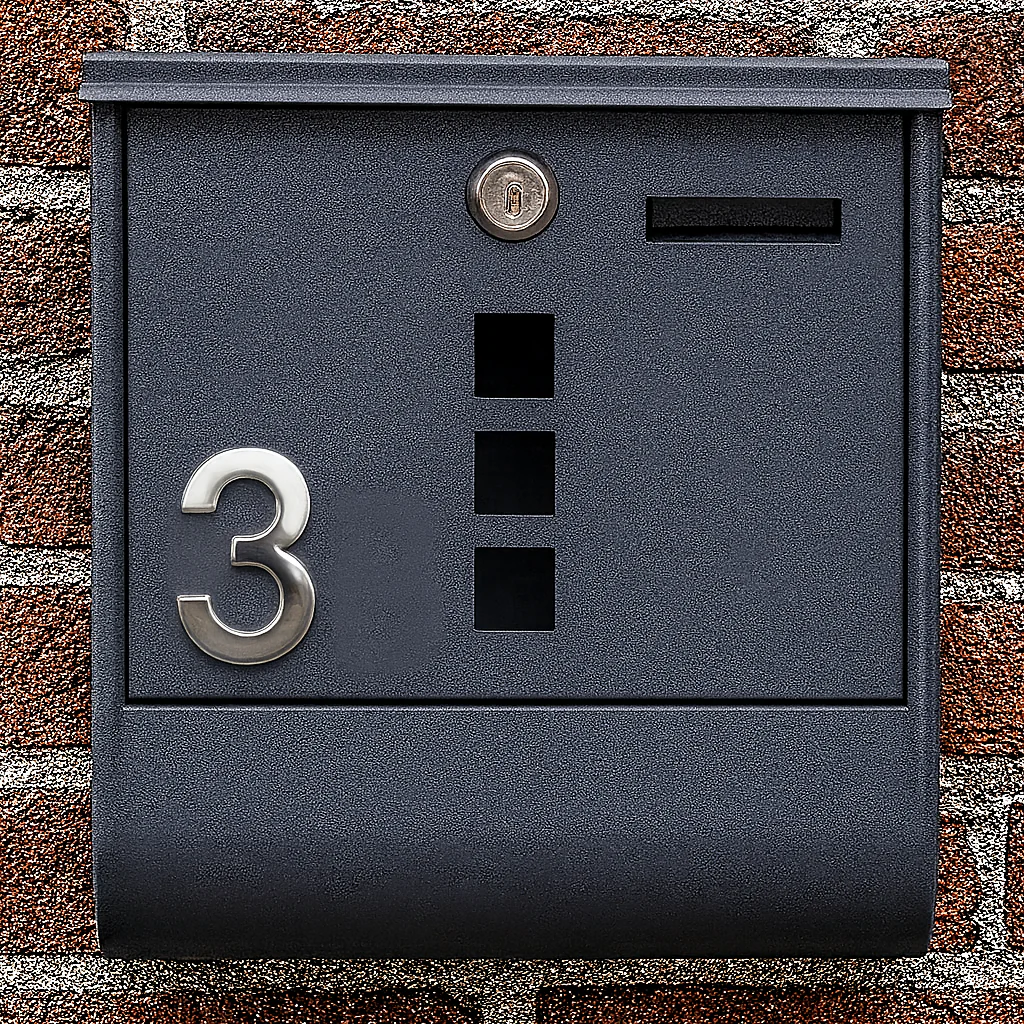 Plaque numéro auto adhésif pour boîte aux lettres – Marquage durable extérieur - Image 5