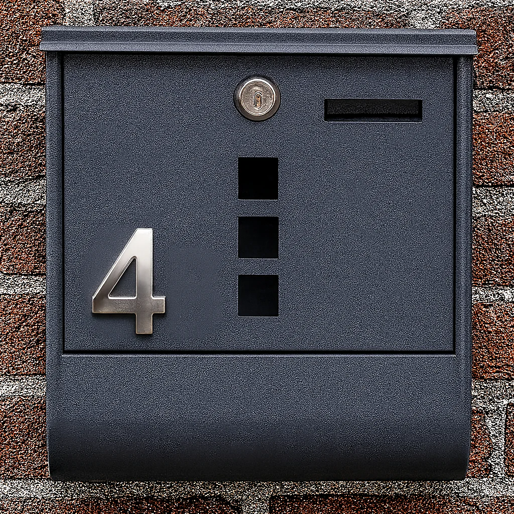 Plaque numéro auto adhésif pour boîte aux lettres – Marquage durable extérieur - Image 6
