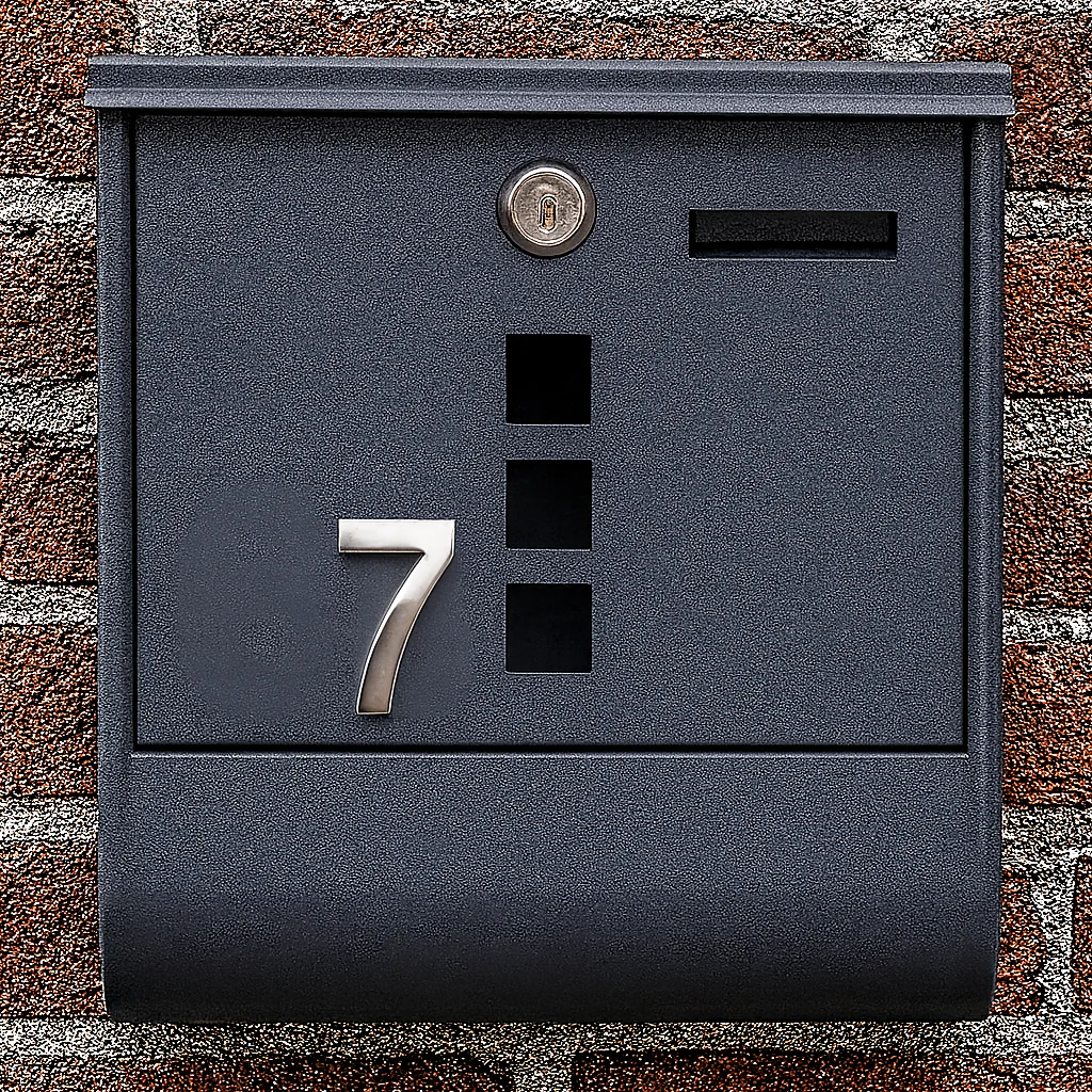 Plaque numéro auto adhésif pour boîte aux lettres – Marquage durable extérieur - Image 9