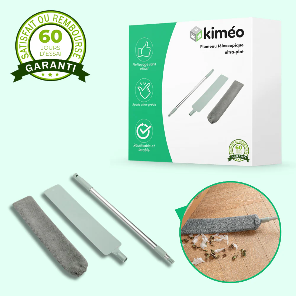 Plumeau télescopique ultra-plat pour les espaces difficiles d’accès - Image 2