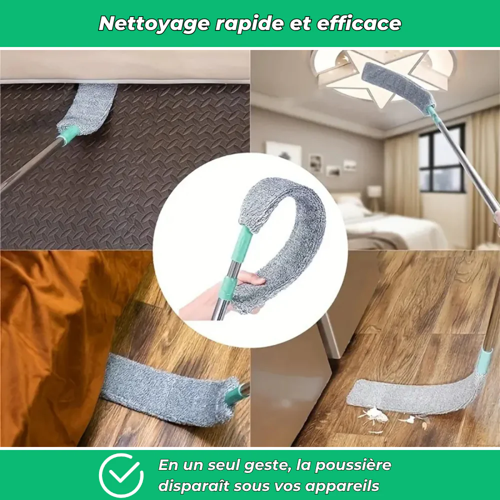 Plumeau télescopique ultra-plat pour les espaces difficiles d’accès - Image 4