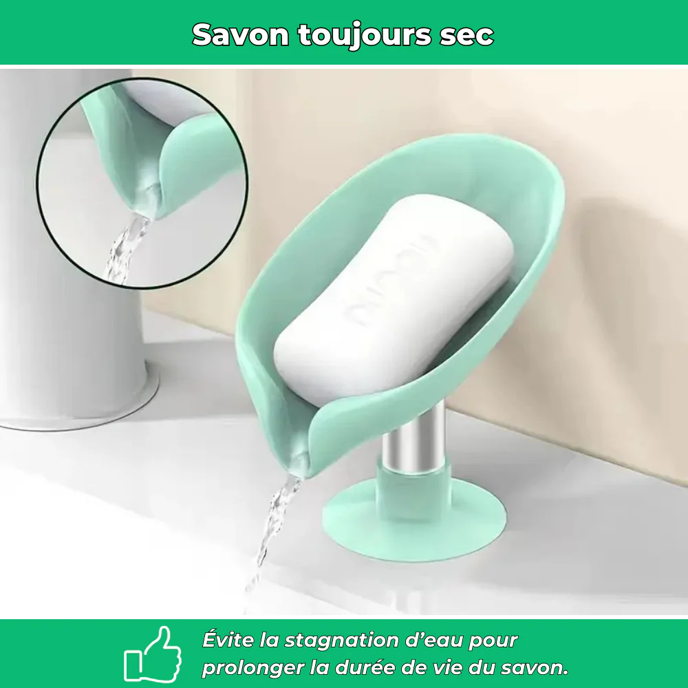 Porte-savon feuille auto-drainant - Image 3