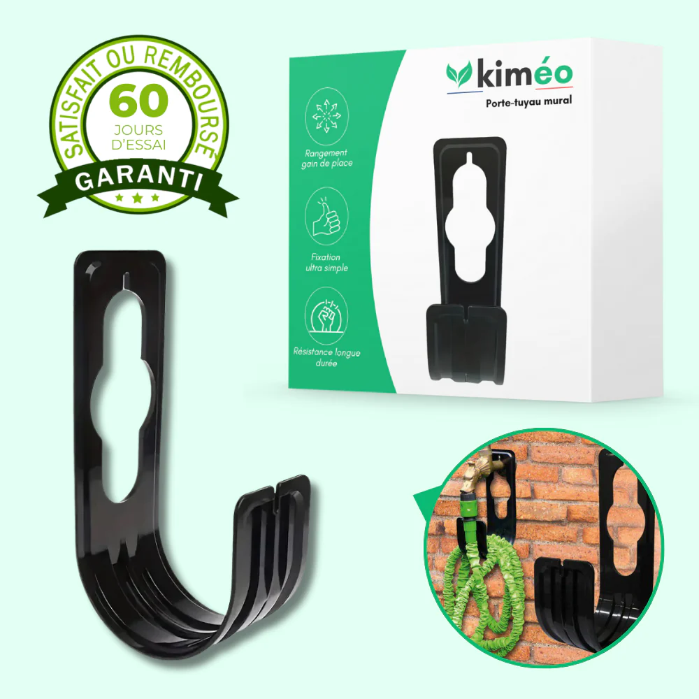 Porte-Tuyau Mural Extensible – Support Robuste pour Tuyau d’Arrosage - Image 2