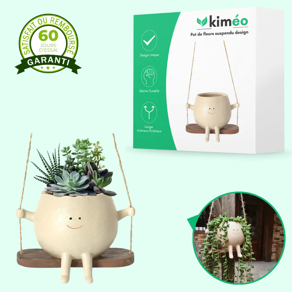 Pot de Fleurs Suspendu Design – Décoration de Jardin et Intérieur Élégante et Unique - Image 2