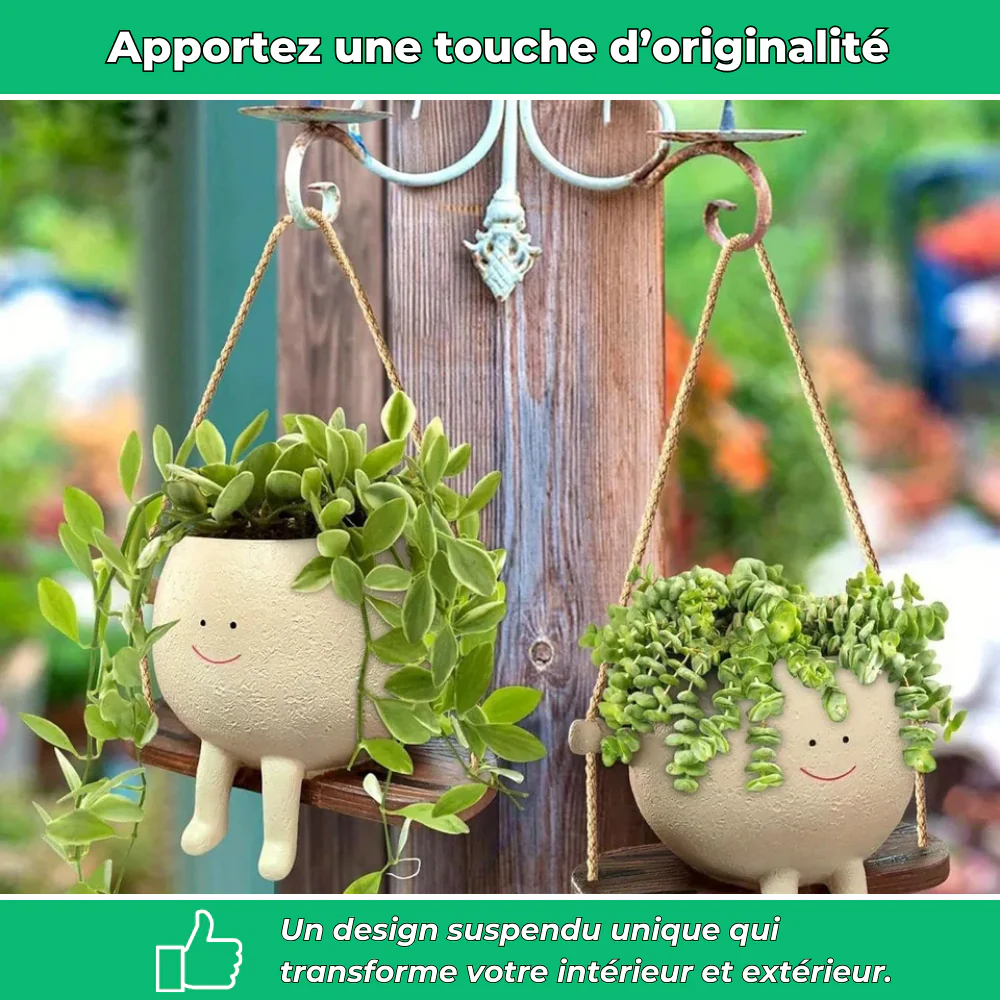 Pot de Fleurs Suspendu Design – Décoration de Jardin et Intérieur Élégante et Unique - Image 3