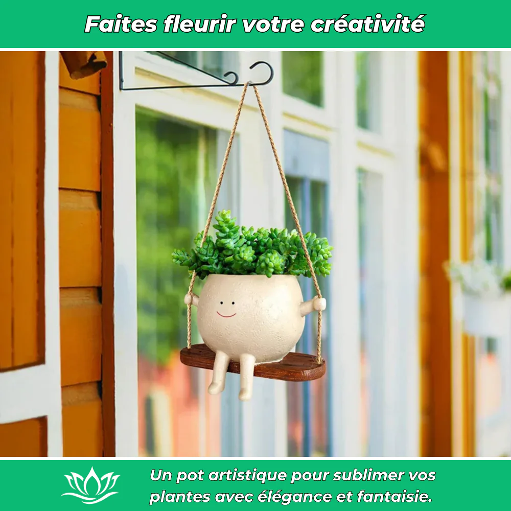 Pot de Fleurs Suspendu Design – Décoration de Jardin et Intérieur Élégante et Unique - Image 4