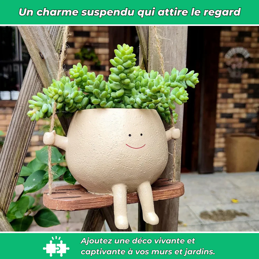 Pot de Fleurs Suspendu Design – Décoration de Jardin et Intérieur Élégante et Unique - Image 5