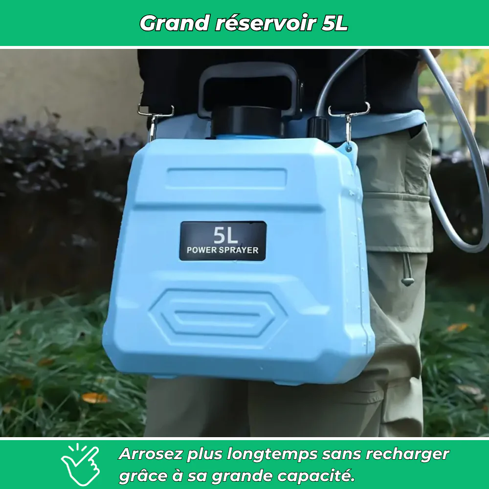 Pulvérisateur de jardin électrique 5L rechargeable - Image 4