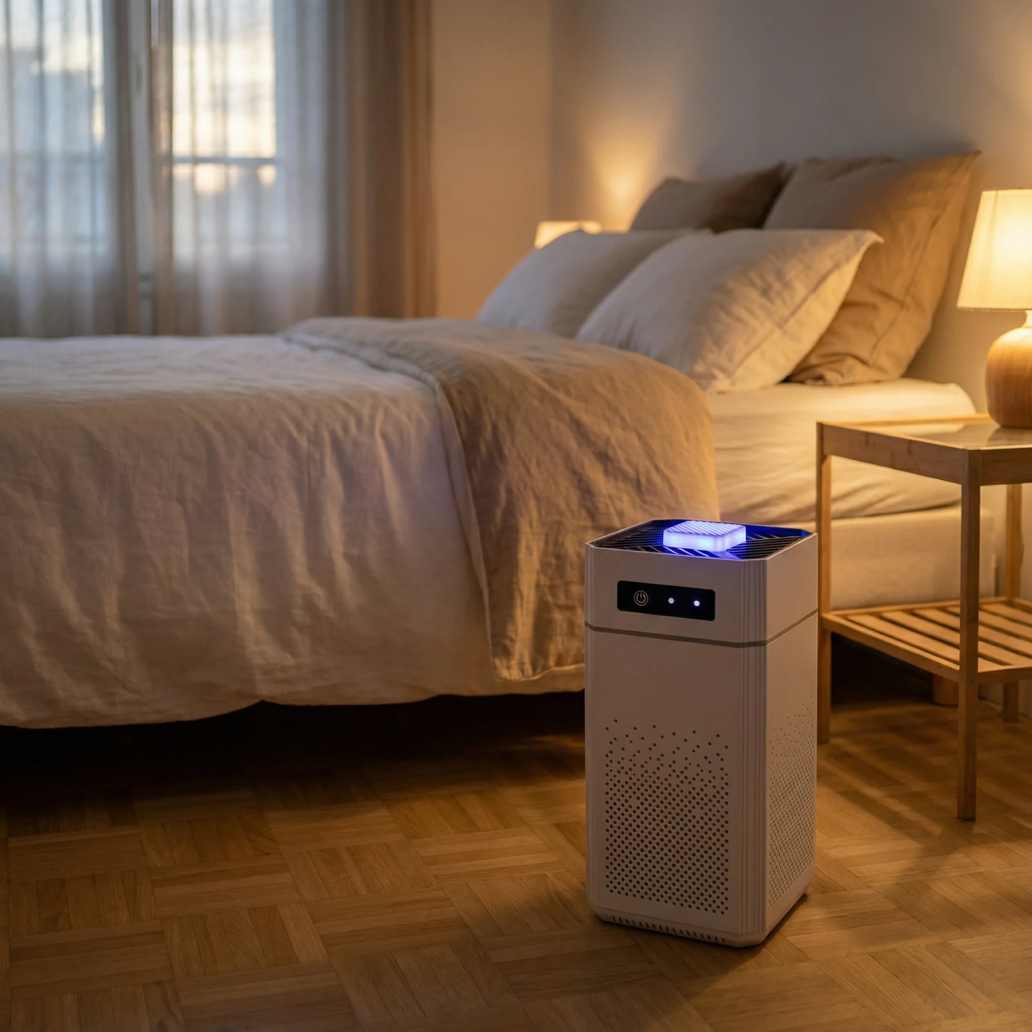 Purificateur d’air portable rechargeable avec filtre remplaçable ioniseur anti odeurs - Image 3