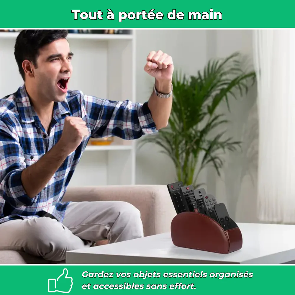 Rangement multifonction pour télécommandes et fournitures - Image 3