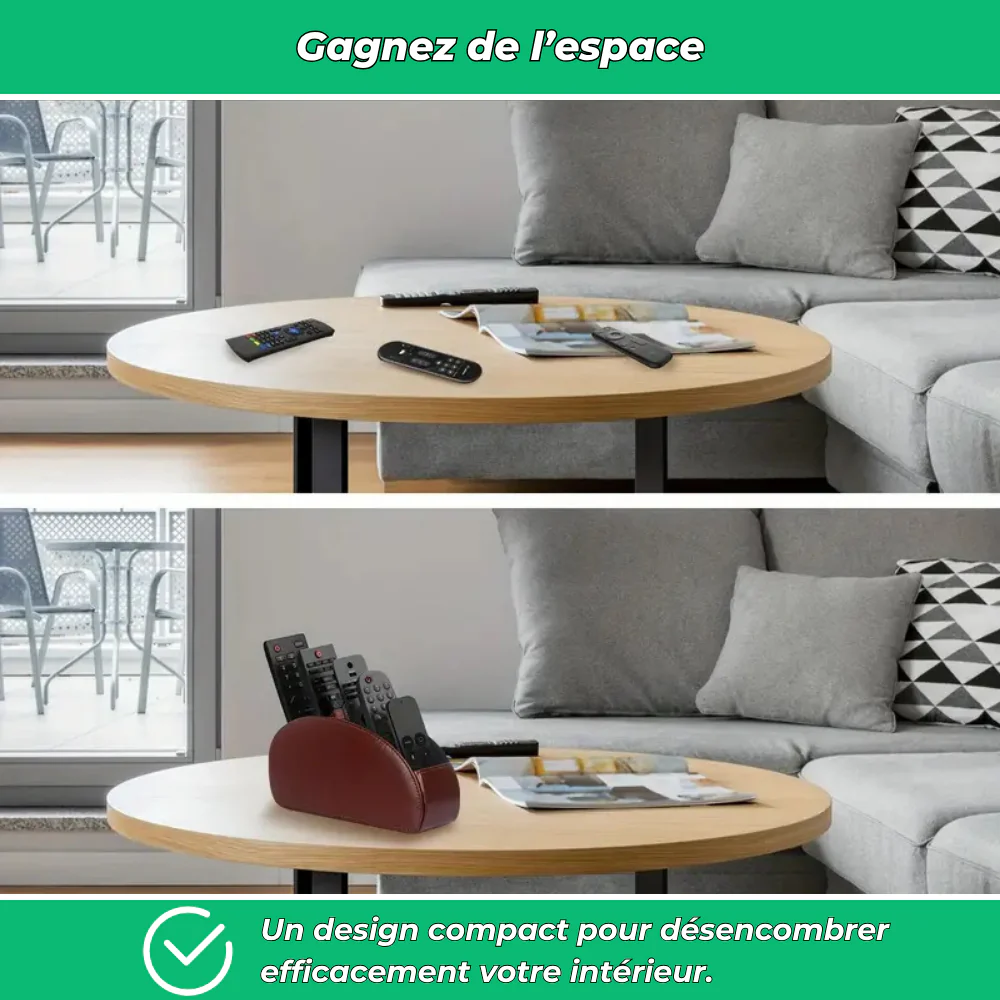 Rangement multifonction pour télécommandes et fournitures - Image 4
