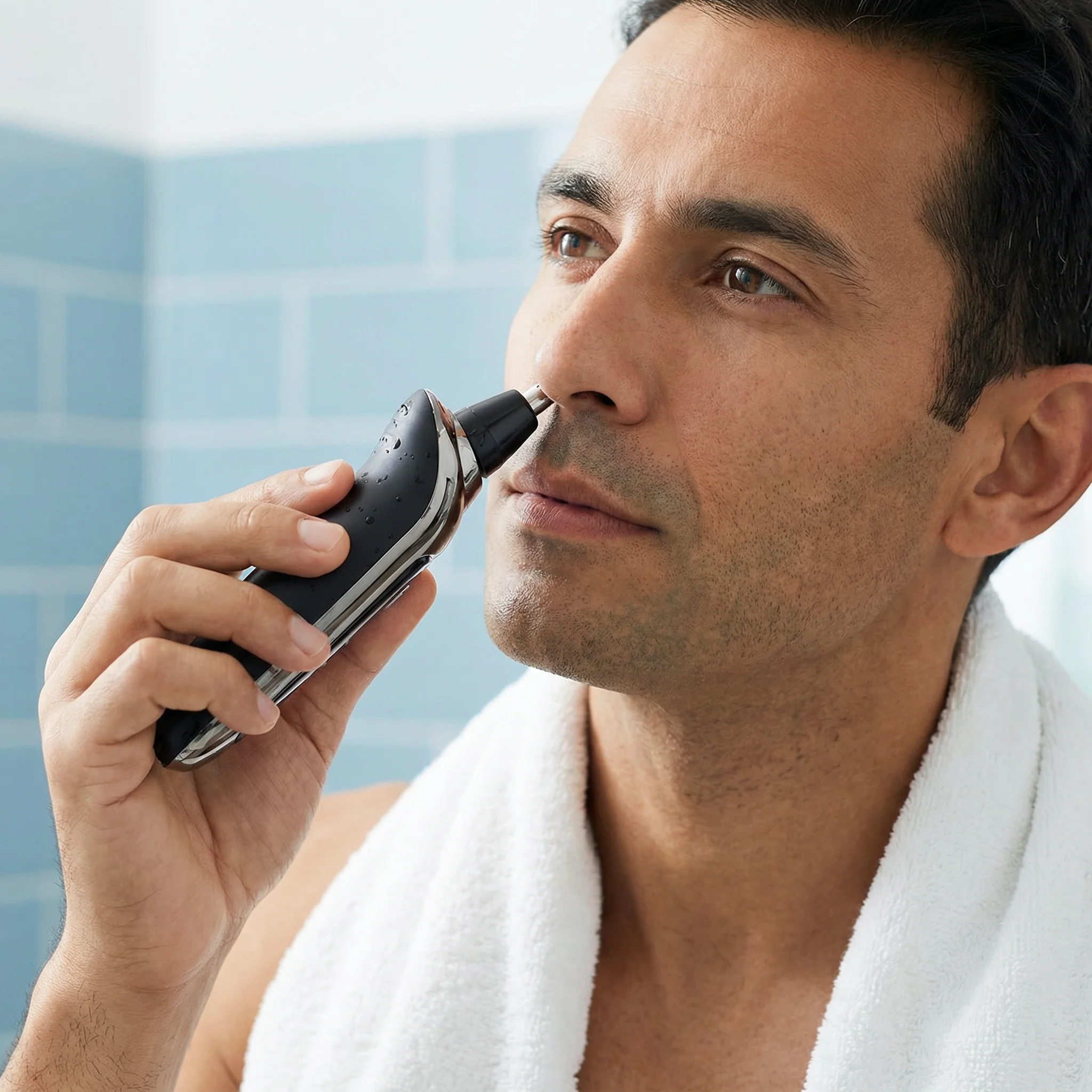 Rasoir Hommes Électrique Rotatif Professionnelle Rechargeable Étanche 3-en-1 Barbe Cheveux Tondeuse - Image 2