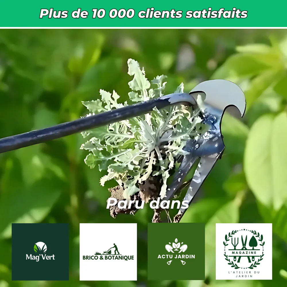Râteau de Désherbage – Outil Multifonction pour Éliminer les Mauvaises Herbes efficacement - Image 6