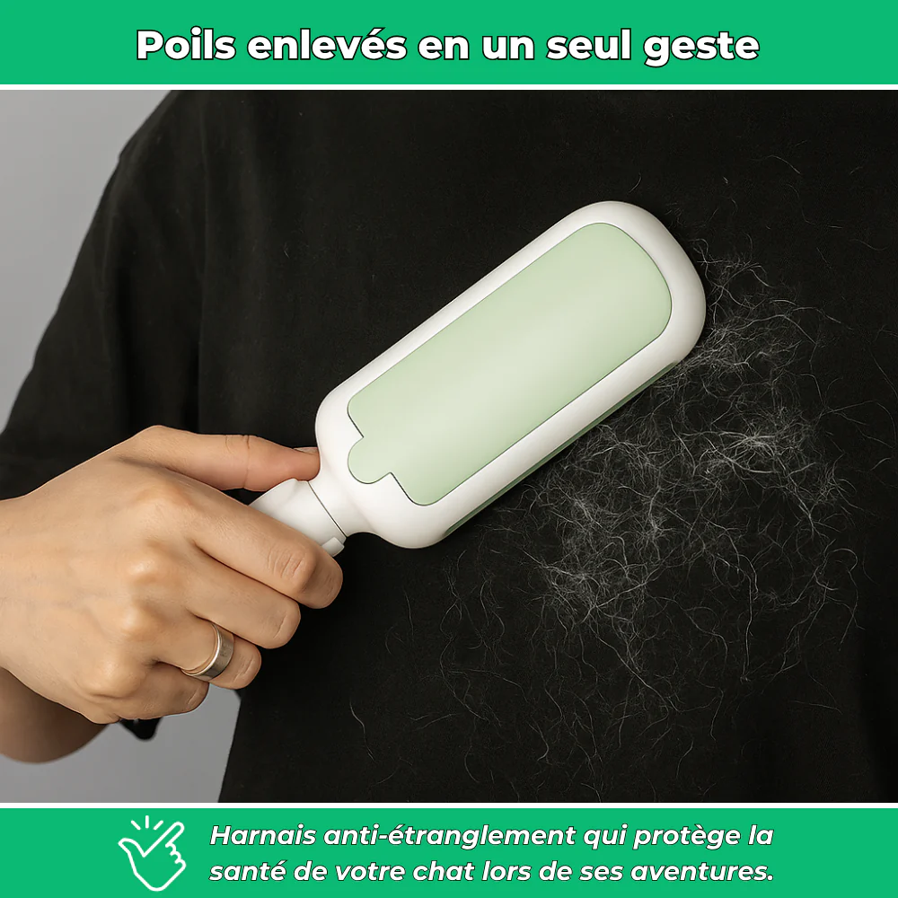 Rouleau RolliPet anti-poils d’animaux – Réutilisable et lavable pour textiles et meubles - Image 3