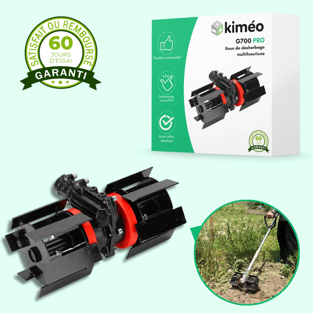 G700 PRO - Roue de Désherbage Multifonctions – Outil Efficace pour Entretien de Jardin et Élimination des Mauvaises Herbes - Image 3