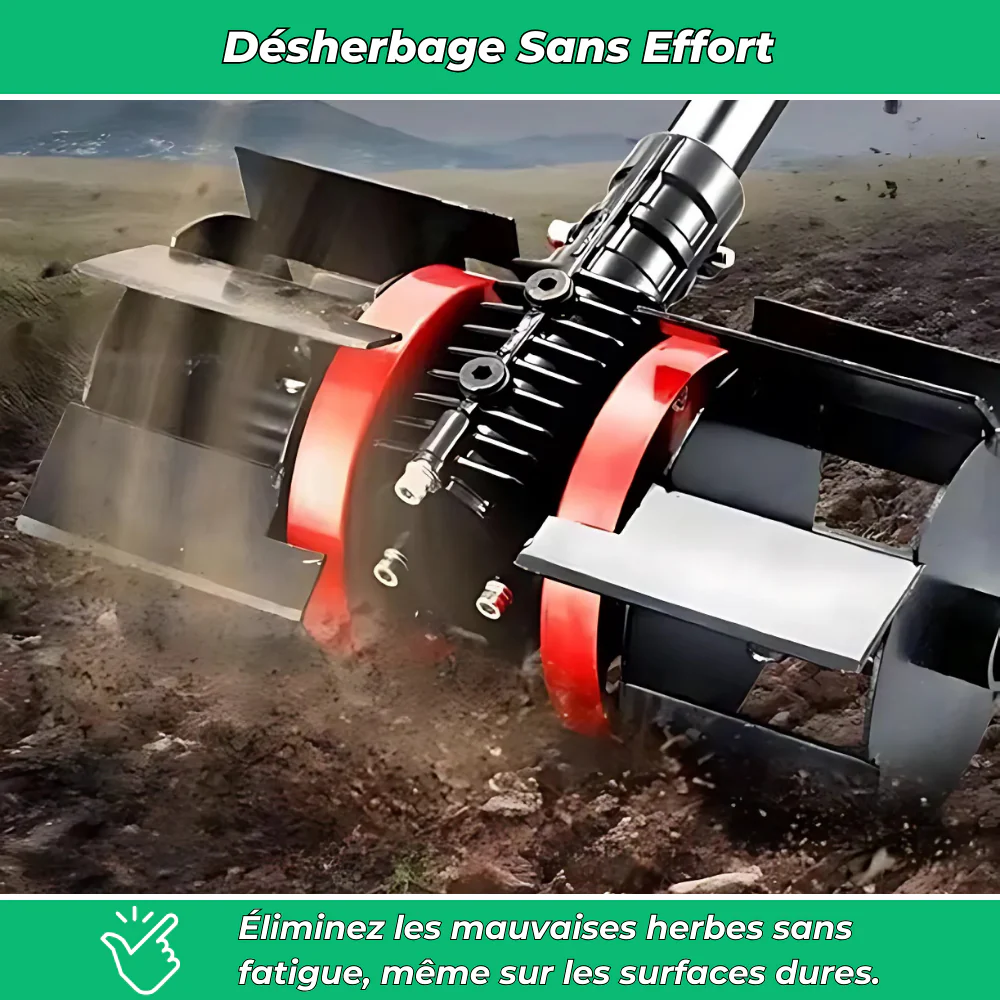 G700 PRO - Roue de Désherbage Multifonctions – Outil Efficace pour Entretien de Jardin et Élimination des Mauvaises Herbes - Image 8