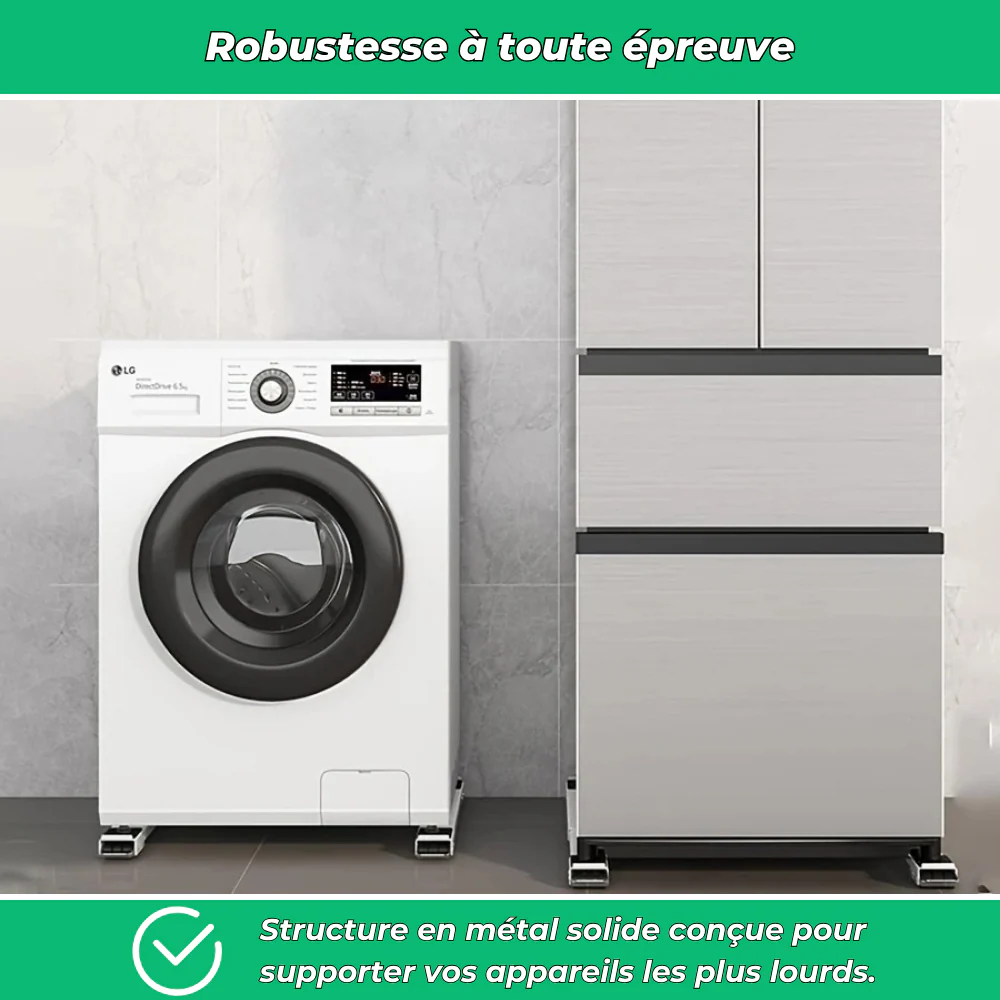 Roulettes robustes pour appareils lourds (lot de 2) - Image 4