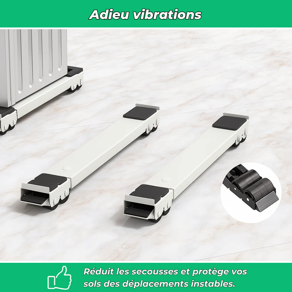 Roulettes robustes pour appareils lourds (lot de 2) - Image 5