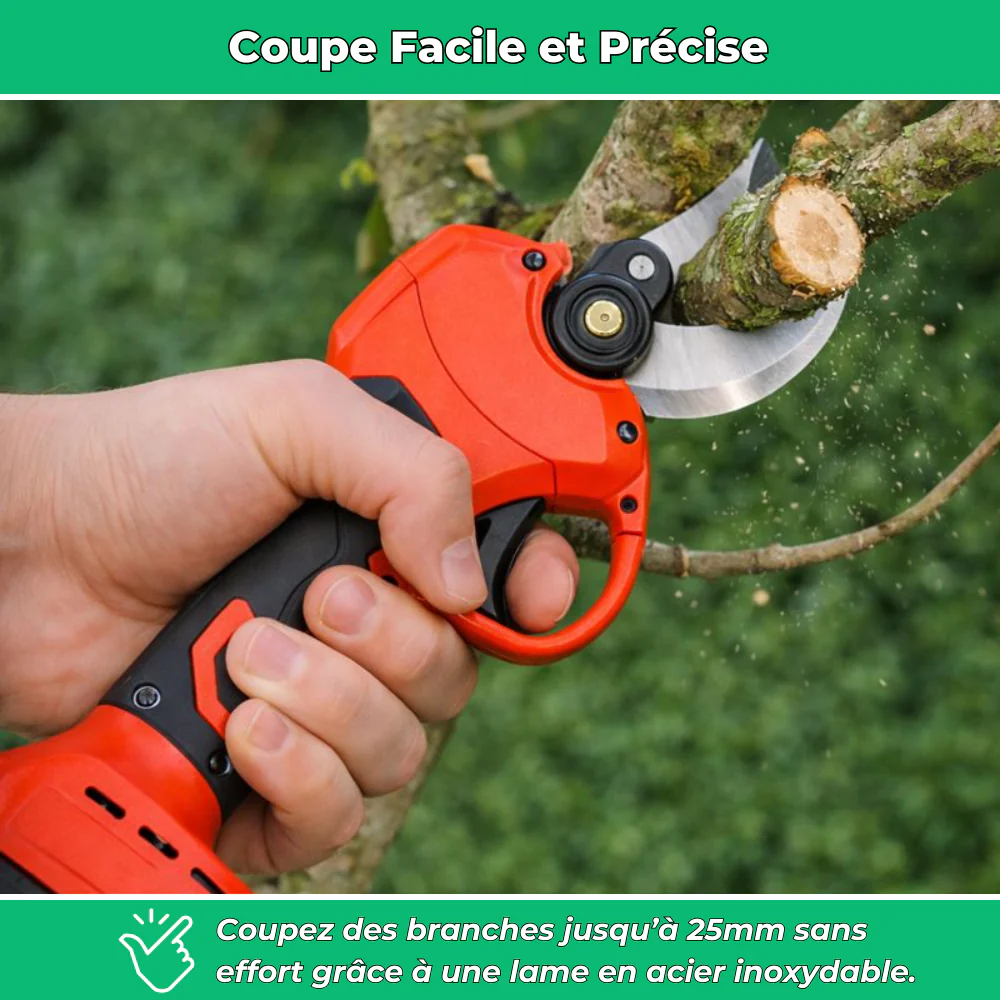 S30 PRO Sécateur Électrique Sans Fil – Coupe Précise et Puissante pour Jardinage - Image 4