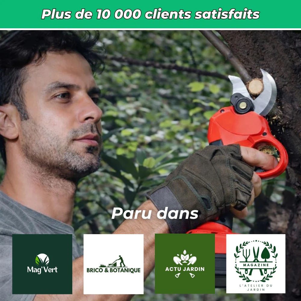 S30 PRO Sécateur Électrique Sans Fil – Coupe Précise et Puissante pour Jardinage - Image 7
