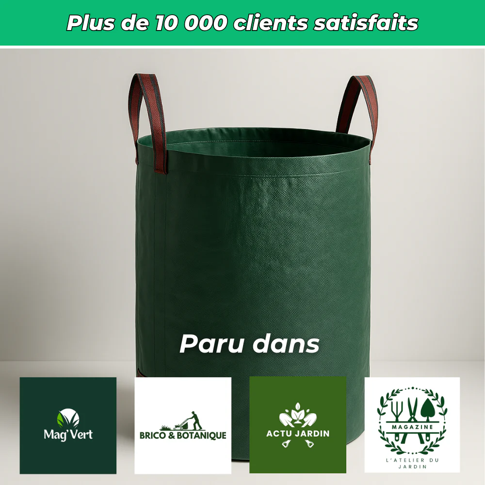 Sac de Jardin Ultra-Résistant pour Déchets Verts – Grand Capacité pour Jardinage et Rangement - Image 6
