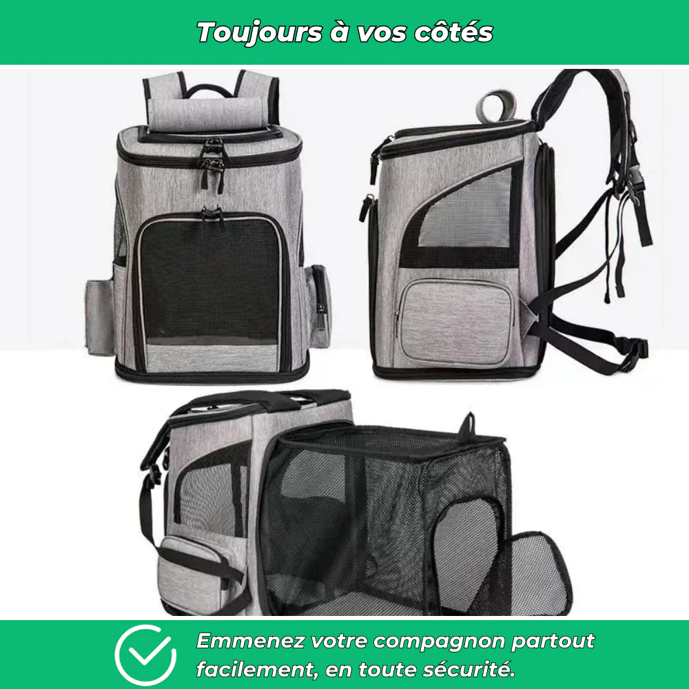 Sac de Transport Pliable Respirant pour Animaux – Chiens & Chats, Portable et Confortable - Image 5
