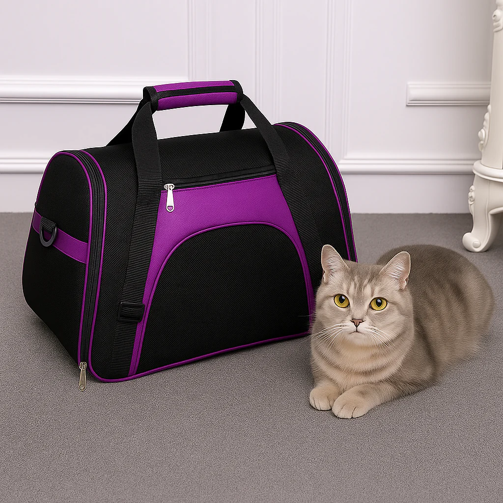 Sac de transport pliable pour chat et petit animal – Portable et facile à ranger - Image 11