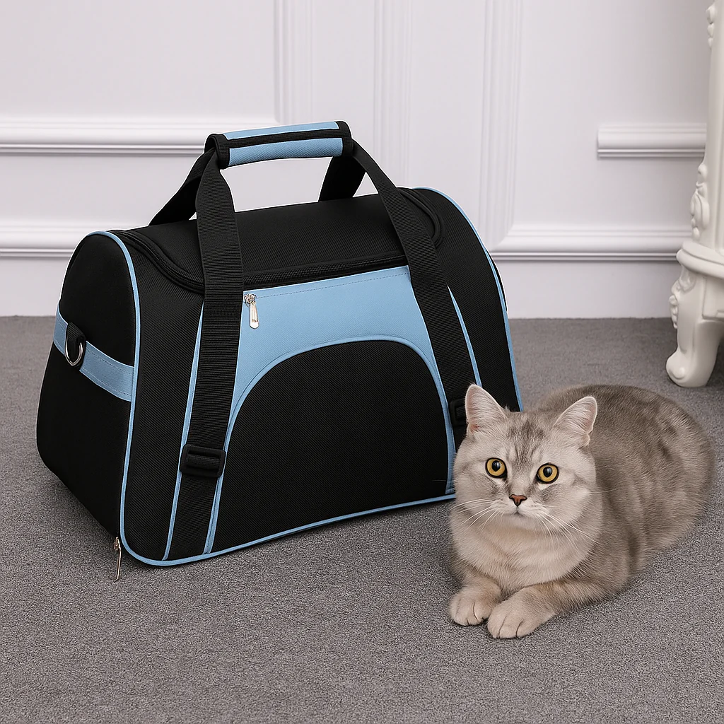 Sac de transport pliable pour chat et petit animal – Portable et facile à ranger - Image 12