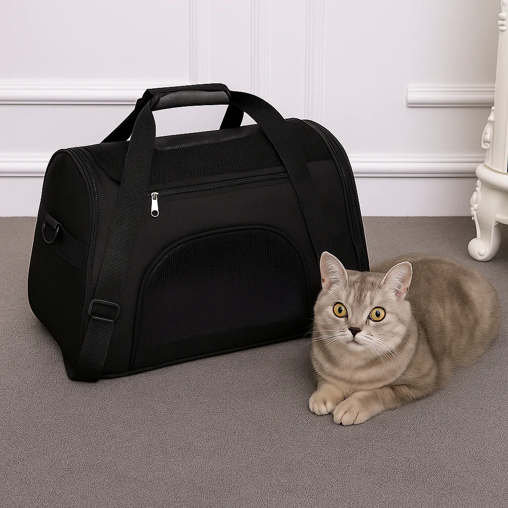 Sac de transport pliable pour chat et petit animal – Portable et facile à ranger - Image 13
