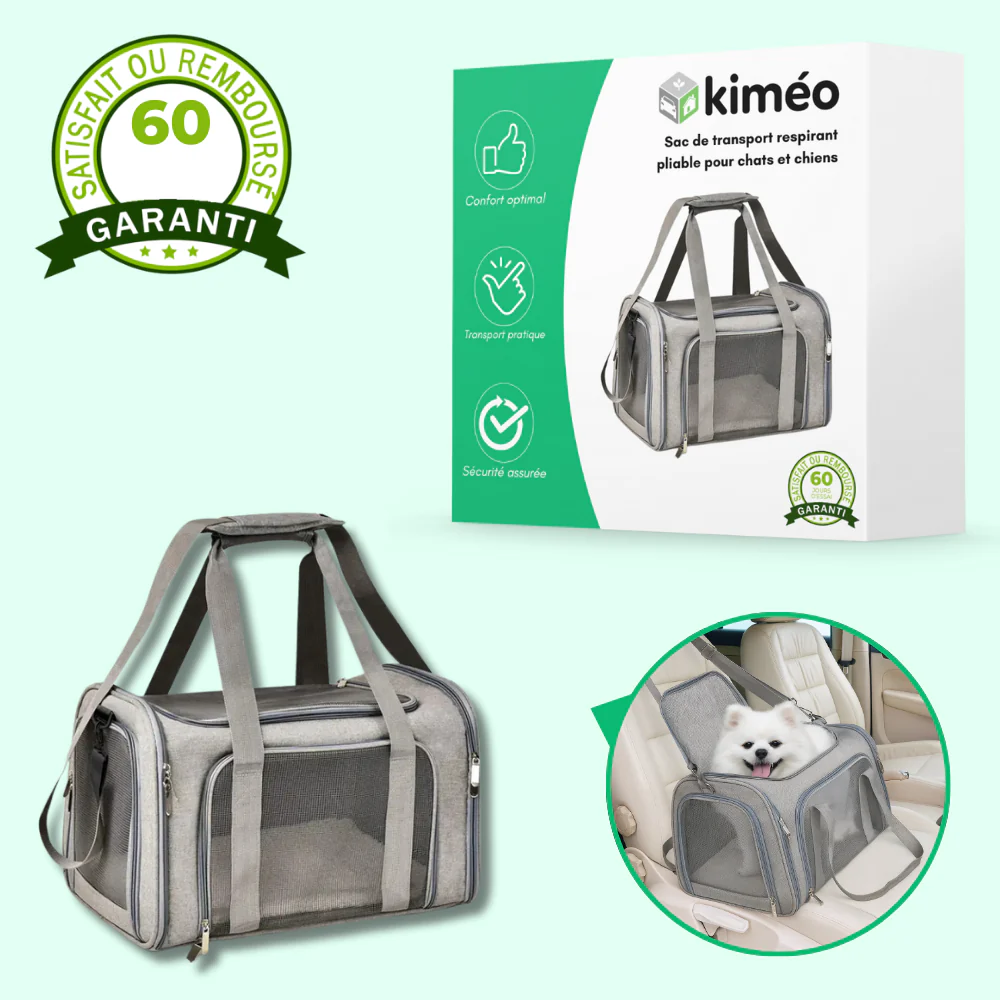 Sac de Transport Pliable Respirant pour Chats – Cage Souple et Légère - Image 2