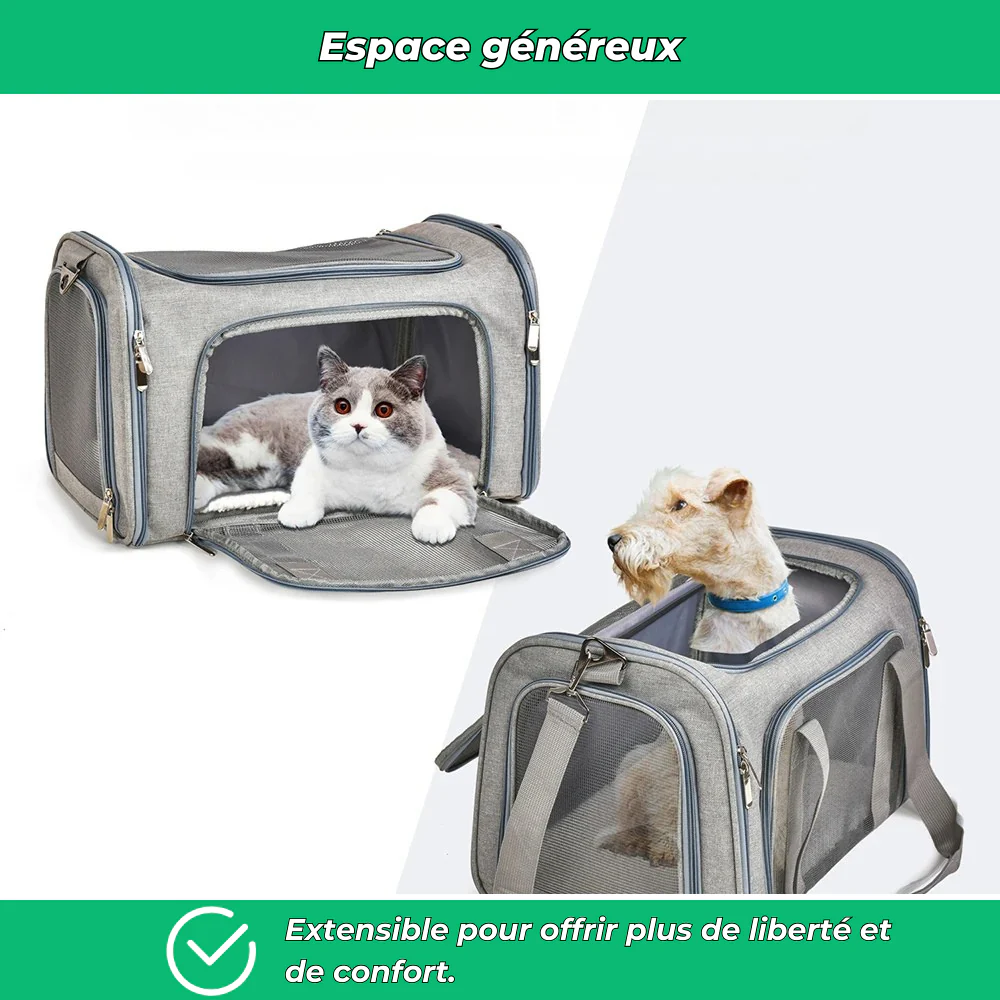 Sac de Transport Pliable Respirant pour Chats – Cage Souple et Légère - Image 5