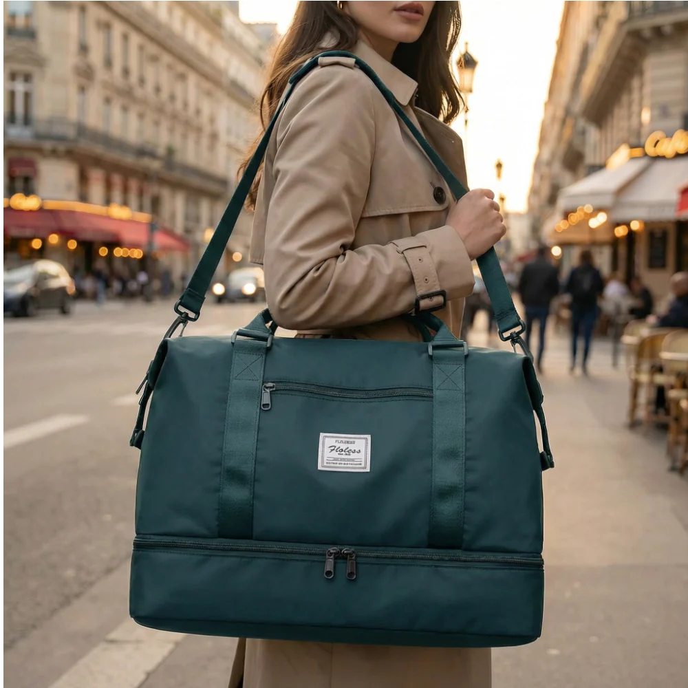 Sac de Voyage Élégant et Organisé | Sac de Voyage Cabine 45x36x20 Compatible Avion Grande Capacité - Image 10