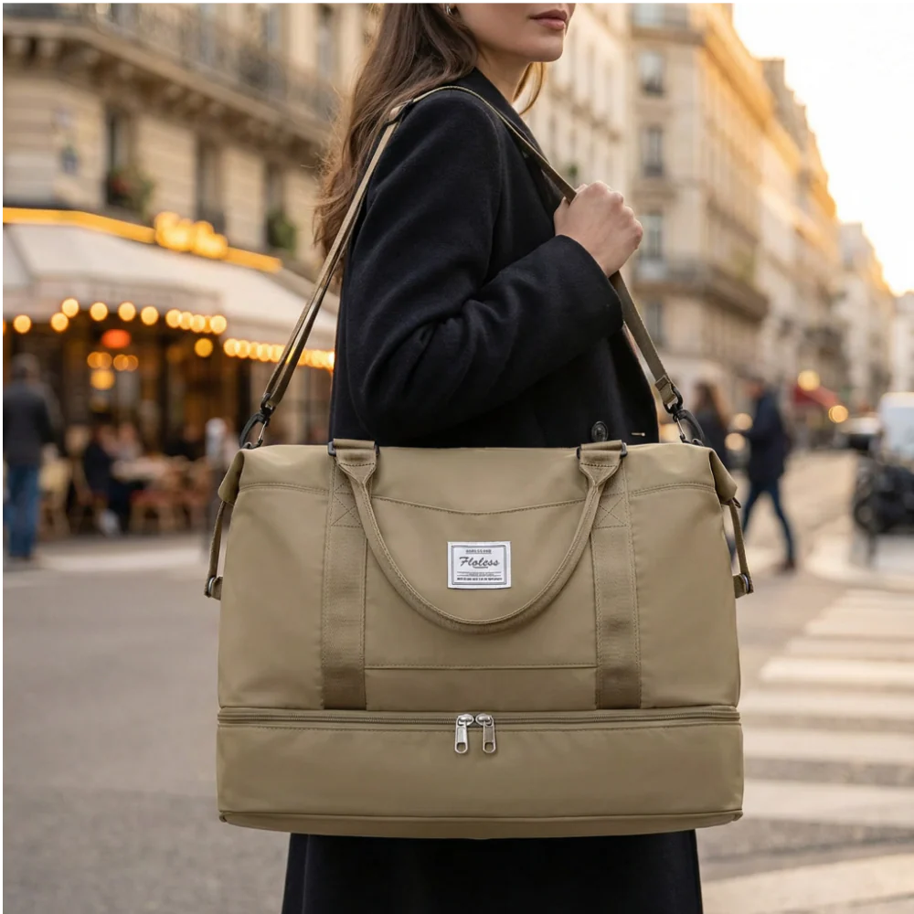 Sac de Voyage Élégant et Organisé | Sac de Voyage Cabine 45x36x20 Compatible Avion Grande Capacité - Image 7