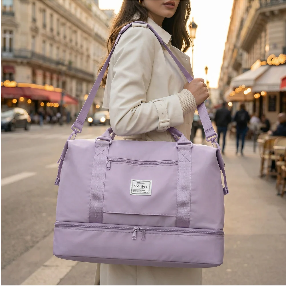 Sac de Voyage Élégant et Organisé | Sac de Voyage Cabine 45x36x20 Compatible Avion Grande Capacité - Image 8
