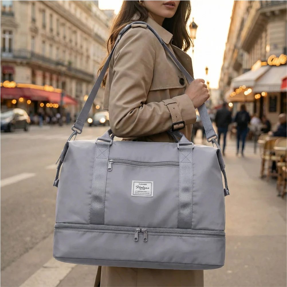 Sac de Voyage Élégant et Organisé | Sac de Voyage Cabine 45x36x20 Compatible Avion Grande Capacité - Image 9